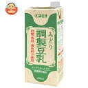 九州乳業 みどり 調製豆乳 1000ml紙パック×12(6×2)本入×(2ケース)| 送料無料 豆乳飲料 乳性 紙パック