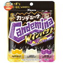 カンロ カンデミーナグミ Wインパクト 72g×6袋入| 送料無料 お菓子 袋 エナジーソーダ 弾力 グミ