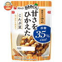 フジッコ おまめさん 甘さをひかえた こんぶ豆 145g×10袋入| 送料無料 惣菜 煮豆 フジッコ