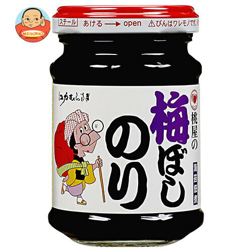 桃屋 梅ぼしのり 105g瓶×12本入| 送料無料 一般食品 佃煮 瓶 海苔 梅干し