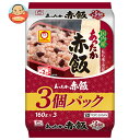東洋水産 あったか赤飯 3個パック (160g×3個)×8個入| 送料無料 一般食品 レトルト食品 ご飯 赤飯