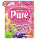 カンロ ピュレリング 63g×6袋入×(2ケース)| 送料無料 お菓子 駄菓子 Pure ぐみ あおりんご ぶどう もも