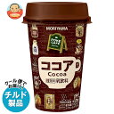 【チルド(冷蔵)商品】守山乳業 POKE CAFE(ポケカフェ) ココア 180g×12本入| 送料無料 ココア cocoa 喫茶店の味 チルド