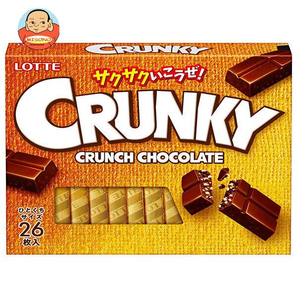 ロッテ クランキーエクセレント 26枚入×6箱入×(2ケース)｜ 送料無料 チョコ チョコレート 菓子 クランキー お菓子のサムネイル