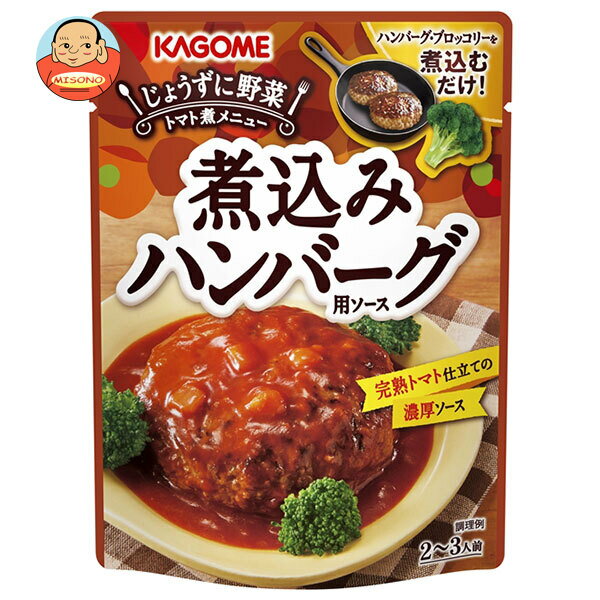 カゴメ 煮込みハンバーグ用ソース 250g×30個入×(2ケース)| 送料無料 ハンバーグ用 ソース デミ風 トマトソース