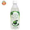 JAフーズ大分 かぼすのサイダー 495mlペットボトル×24本入| 送料無料 果実飲料 炭酸飲料 PET カボス