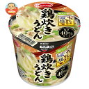 エースコック だしの旨みで減塩 鶏炊きうどん 45g×12個入| 送料無料 インスタント食品 即席 カップめん うどん