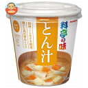 マルコメ カップ料亭の味 とん汁 1食×6個入| 送料無料 即席 インスタント カップ 味噌汁 みそ汁 まるこめ