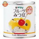 カンピー フルーツみつ豆 295g缶×12個入| 送料無料 缶詰 フルーツ 果実 くだもの