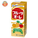 雪印メグミルク フルーツオ・レ 200ml紙パック×24(12×2)本入×(2ケース)| 送料無料 フルーツオレ 雪印 紙パック カルシウム MEGMILK