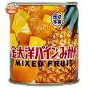 太洋食品 パイン・みかん 210g缶×24本入×(2ケース)| 送料無料 缶詰 くだもの 混合果実 缶切不要