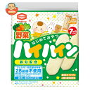 【送料無料・メーカー/問屋直送品・代引不可】亀田製菓 野菜ハイハイン 40g×12入| お菓子 おやつ せんべい 袋 鉄分配合