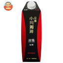 小川珈琲 小川珈琲店 炭焼珈琲 加糖 1000ml紙パック×12(6×2)本入×(2ケース)| 送料無料 コーヒー アイス珈琲 アイスコーヒー 紙パック