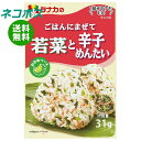 ネコポス 田中食品 ごはんにまぜて 若菜と辛子めんたい 31g×10袋入| 全国送料無料 ふりかけ チャック袋 調味料 まぜごはんの素
