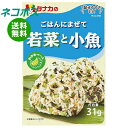 ネコポス 田中食品 ごはんにまぜて 若菜と小魚 31g×10袋入| 全国送料無料 ふりかけ チャック袋 調味料 まぜごはんの素