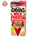 【送料無料・メーカー/問屋直送品・代引不可】明治 ザバス MILK PROTEIN(ミルクプロテイン) 脂肪0 ストロベリー風味 200ml紙パック×24本入×...