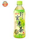 サンガリア 一休茶屋 あなたの抹茶入り玄米茶 500mlペットボトル×24本入| 送料無料 お茶 ペットボトル 抹茶 玄米 茶