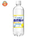 サンガリア 伊賀の天然水 強炭酸水 レモン 500mlペットボトル×24本入×(2ケース)| 送料無料 炭酸飲料 炭酸水 ソーダ 割り材 PET 強炭酸