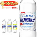サンガリア 伊賀の天然水 炭酸水 選べる2ケースセット 500mlペットボトル×48(24×2)本入| 送料無料 炭酸水 強炭酸水 レモン グレープフルーツ