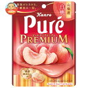 カンロ ピュレグミプレミアム 山梨産白桃 54g×6袋入×(2ケース)| 送料無料 お菓子 Pure 袋 白桃 モモ グミ