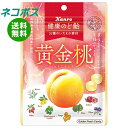 ネコポス カンロ 健康のど飴 黄金桃 80g×6袋入| 全国送料無料 お菓子 あめ キャンディー のど飴 袋