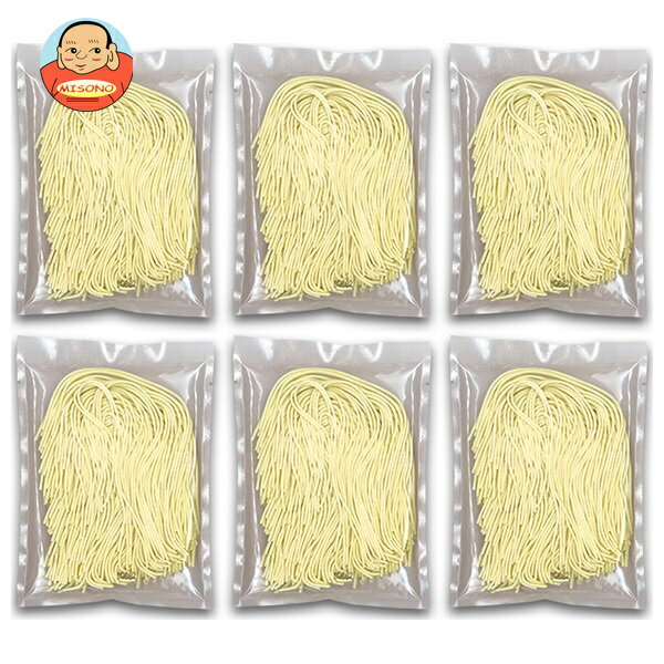 【送料無料・メーカー/問屋直送品・代引不可】築地ばんや 鍋〆の中華麺 6食入×1個入| 中華そば 生麺