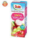 雪印メグミルク Dole(ドール) World Fruits Journey ソルト&ライチミックス 200ml紙パック×18本入×(2ケース) メーカー 問屋...