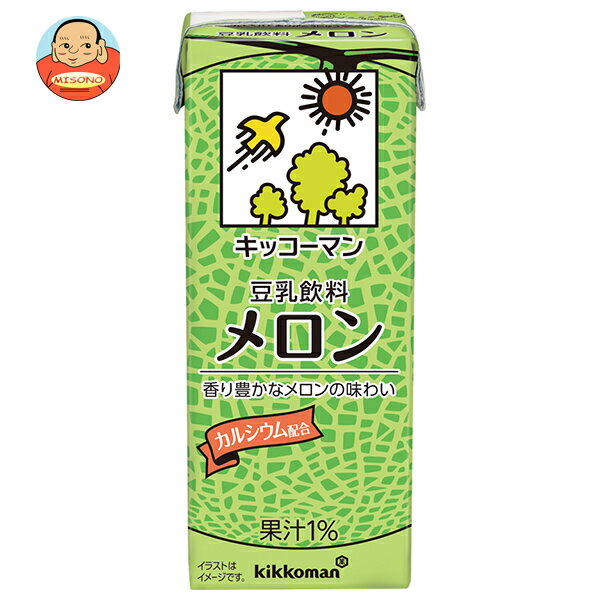 キッコーマン 豆乳飲料 メロン 200ml