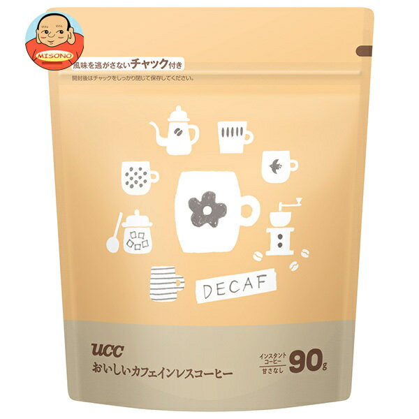 UCCカフェインレスコーヒー 90g×12袋入｜ インスタントコーヒー コーヒー カフェインレス