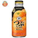 ポッカサッポロ つぶたっぷり贅沢みかん 400gボトル缶×24本入| 送料無料 果実飲料 オレンジ ボトル缶