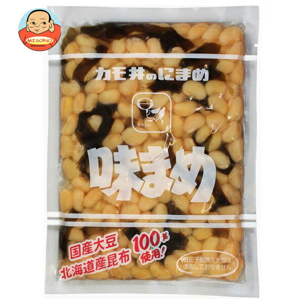 カモ井 カモ井のにまめ 味まめ 徳用袋 200g×10袋入｜ 送料無料 一般食品 惣菜 煮豆 味豆 カモイ 大豆のサムネイル