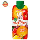 カゴメ 私のフルーツこれ一本 1日分のマルチビタミン 330ml紙パック×12本入×(2ケース)| 送料無料 ミックスジュース フルーツ 果実飲料