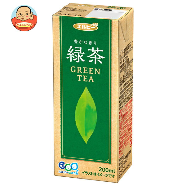エルビー 緑茶 200ml紙パック×30本入×(2ケース)｜ 送料無料 緑茶 お茶 紙パック 国産 ビタミンC カロリ..