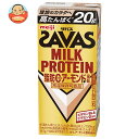 【送料無料・メーカー/問屋直送品・代引不可】明治 (ザバス)ミルクプロテイン 脂肪ゼロ アーモンド風味 200ml紙パック×24本入×(2ケース)| 乳性 MI...