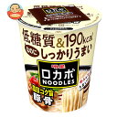 明星食品 ロカボNOODLES 濃厚コク旨豚骨 56g×12個入| 送料無料 インスタント食品 即席 カップめん