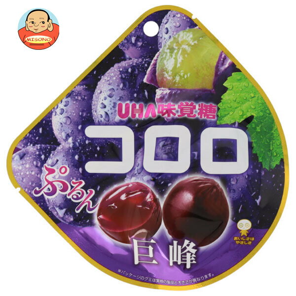 UHA味覚糖 コロロ 巨峰 48g×6個入×(2ケース)｜ 送料無料 お菓子 袋 グミ 葡萄 ブドウ