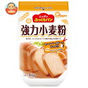 ニップン ふっくらパン 強力小麦粉 1kg×12袋入| 送料無料 小麦粉 密封チャック付き チャック付き袋