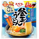 エバラ食品 プチッとうどん 釜玉うどん 92g(23g×4個)×12袋入×(2ケース)| 送料無料 液体調味料 ポーション 料理の素