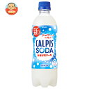 アサヒ飲料 カルピスソーダ 500mlペットボトル×24本入| 送料無料 炭酸飲料 乳性 乳酸飲料 PET