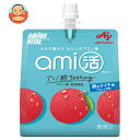 味の素 アミノバイタルami活 ゼリードリンク 朝のライチ味 180gパウチ×24本入| 送料無料 ゼリー飲料 パウチ クエン酸 アミノ酸