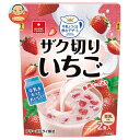 アスザックフーズ ザク切りいちご (8g×2食)×12袋入×(2ケース)| 送料無料 フリーズドライ 牛乳でつくる いちご イチゴ 苺 ストロベリー