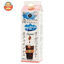 ムソー オーガニックアイスコーヒー カフェインレス 無糖 1000ml紙パック×12本入| 送料無料 JAS規格 有機 珈琲 南アルプス伏流水 カフェインレス