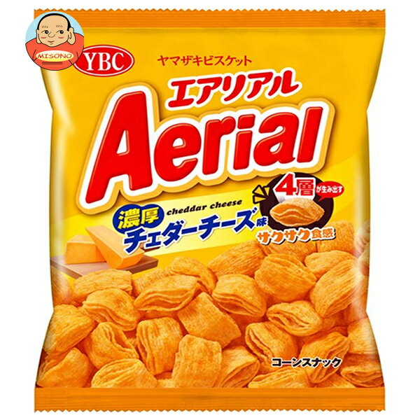 ヤマザキビスケット エアリアル 濃厚チェダーチーズ味 65g×12袋入 メーカー 問屋直送| 送料無料 お菓子 Aerial スナック菓子 チーズ