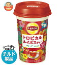 森永乳業 リプトン トロピカル ルイボスティー マンゴーmix 240ml×10本入 チルド 冷蔵品| 送料無料 チルド商品 マンゴー ルイボス カフェインレス