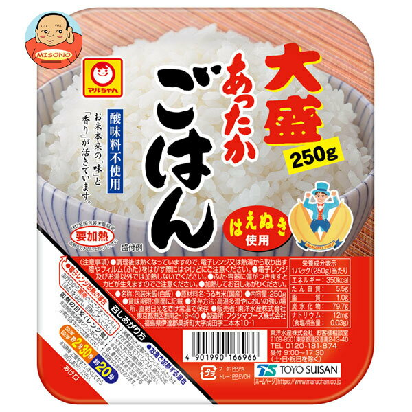 東洋水産 あったかごはん 大盛 250g×20(10×2)個入×(2ケース)｜ 送料無料 パックごはん レトルトご飯 ご..