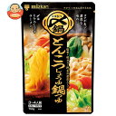 ミツカン 〆まで美味しい とんこつしょうゆ鍋つゆ ストレート 750g×12袋入| 送料無料 一般食品 調味料 鍋スープ
