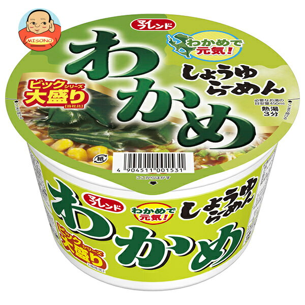 大黒食品工業 マイフレンド ビック わかめしょうゆらーめん 100g×12個入| 送料無料 インスタント カップ麺 醤油ラーメン ワカメ
