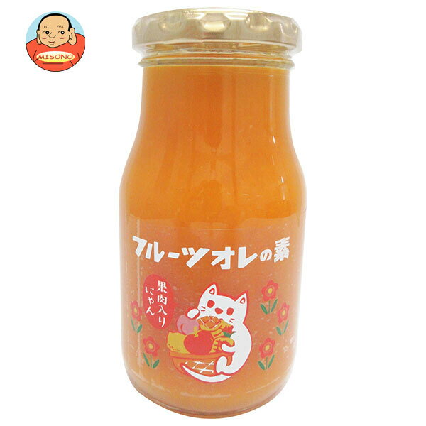 [ポイント5倍！6/27(金)1時59分まで全品対象エントリー&購入]寿高原食品 フルーツオレの素 315g×6本入×(2ケース)｜ 送料無料 くだもの 果物 フルーツ 果実 フルーツオレ