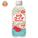 不二家 台湾ライチスカッシュ 500mlペットボトル×24本入| 送料無料 フルーツ ライチ 炭酸 炭酸飲料