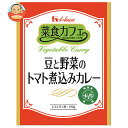 ハウス食品 菜食カフェ 豆と野菜のトマト煮込みカレー 190g×30個入| 送料無料 カレー インドカレー レトルト
